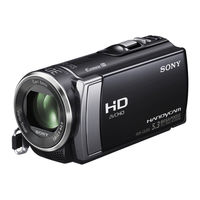 Sony HANDYCAM HDR-CX200E Bedienungsanleitung