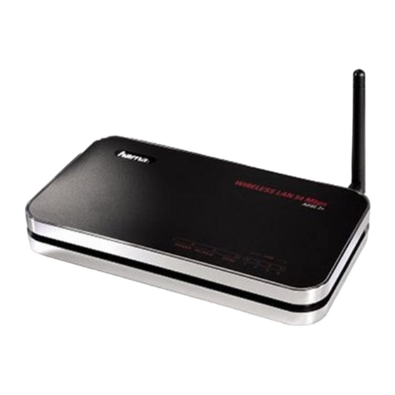 Hama WLAN Modem Router ADSL2+ Bedienungsanleitung