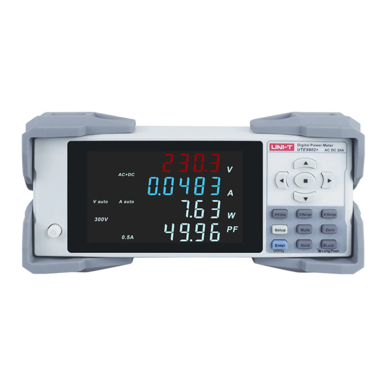UNI-T UTE9800+-Serie Handbuch