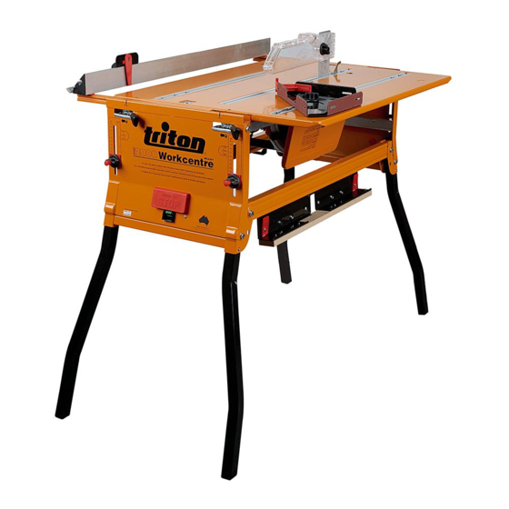 Triton Workcentre 2000 series Bedienungs- & Sicherheitsanweisung