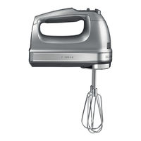 KitchenAid 5KHM9212ECU Gebrauchs- Und Pflegeanleitung