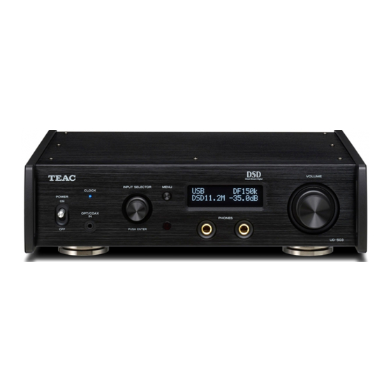 Teac NT-503DAB Bedienungsanleitung