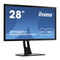 iiyama G-MASTER GB2888UHSU-B1 Bedienungsanleitung
