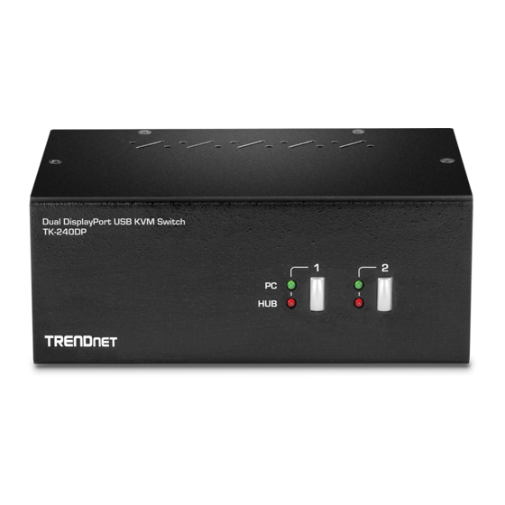 TRENDnet TK-240DP Schnellinstallationsanleitung