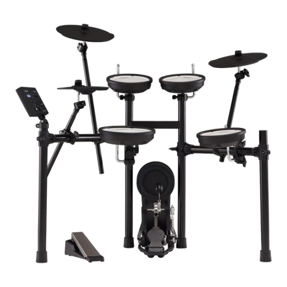 Roland V-Drums TD-07KV Aufbauanleitung