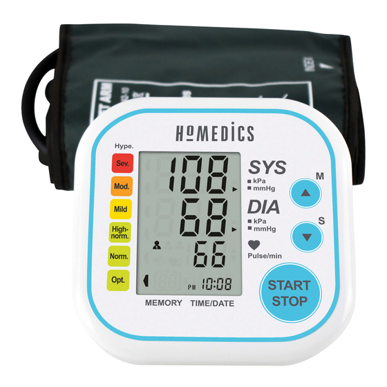 HoMedics BPA-3020-EU Bedienungsanleitung