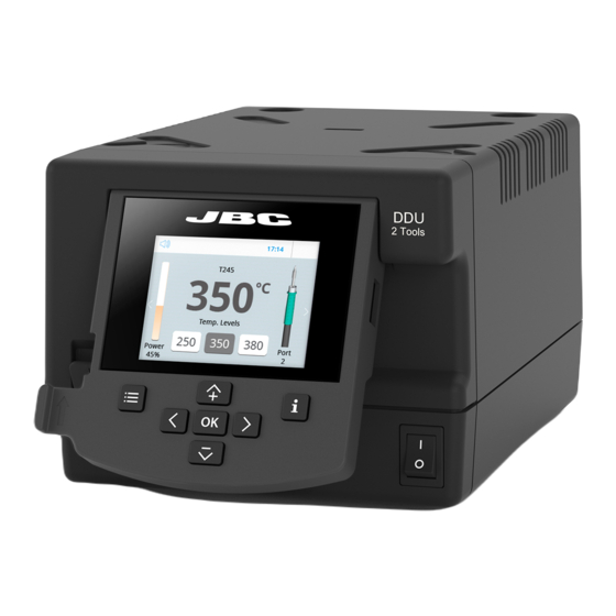 jbc DDE-B Bedienungsanleitung