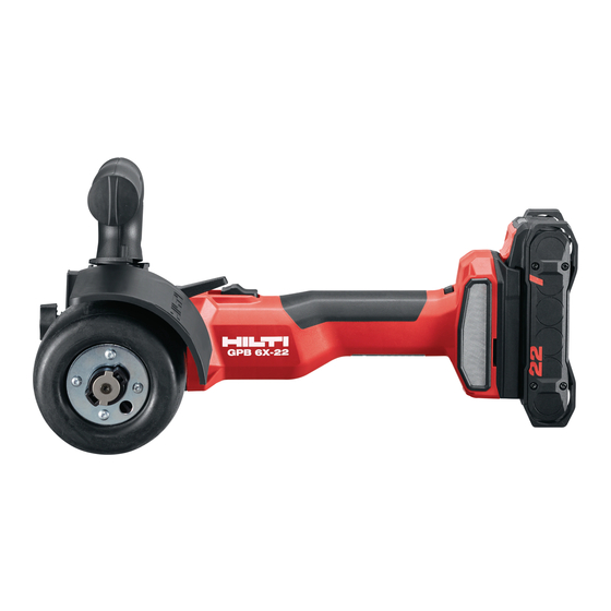 Hilti GPB 6X-22 Original Bedienungsanleitung