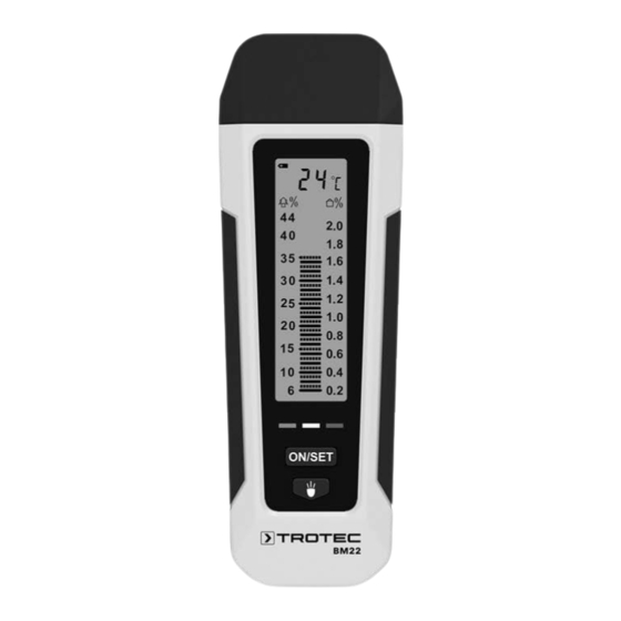 Trotec BM22 Bedienungsanleitung