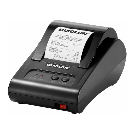 BIXOLON STP-103III Handbücher
