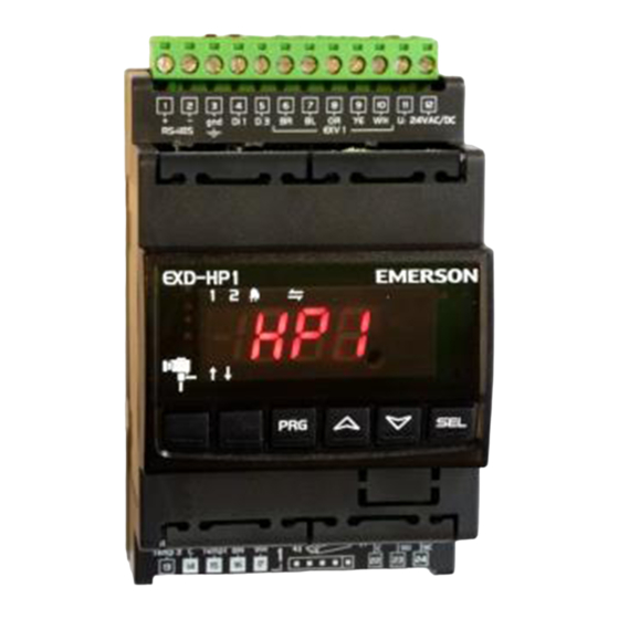 Emerson EXD-HP1 Betriebsanleitung