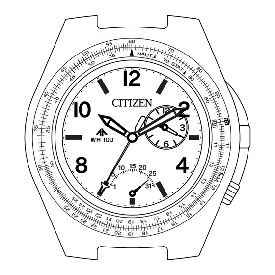 Citizen 3111 Bedienungsanleitung