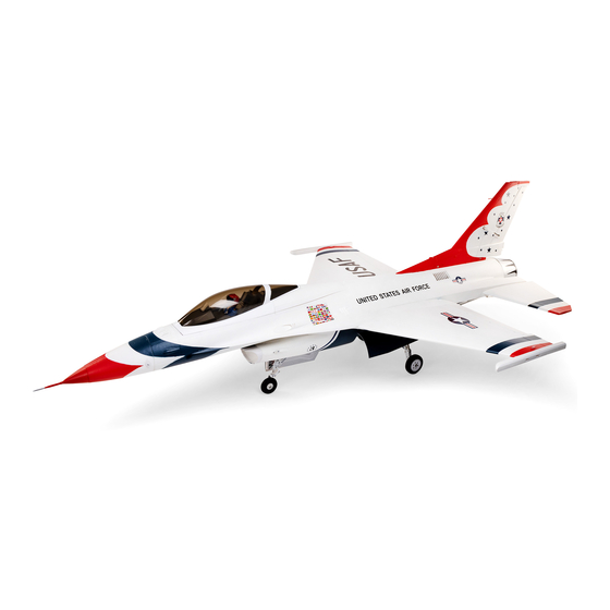 Horizon Hobby E-flite F-16 Thunderbirds 80mm EDF Bedienungsanleitung