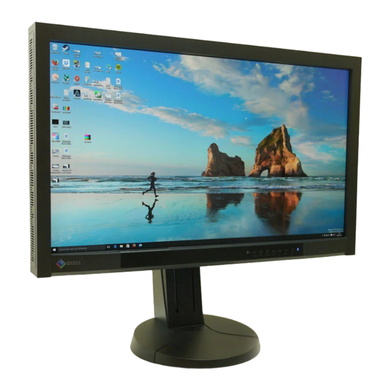 Eizo ColorEdge CG277 Installationsaleitung