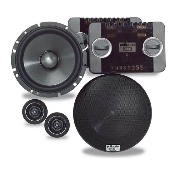 Polk Audio Signature Reference series Handbuch