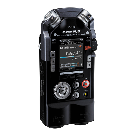 Olympus LS-100 Bedienungsanleitung