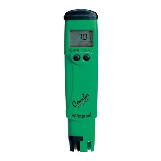 Hanna Instruments HI 98121 Bedienungsanleitung