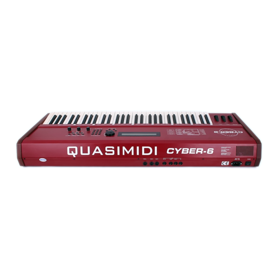 Quasimidi Cyber-6 Handbuch