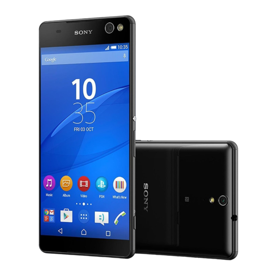 Sony Xperia C5 Ultra Bedienungsanleitung