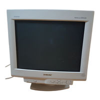 Sony Trinitron CPD-200GST Bedienungsanleitung