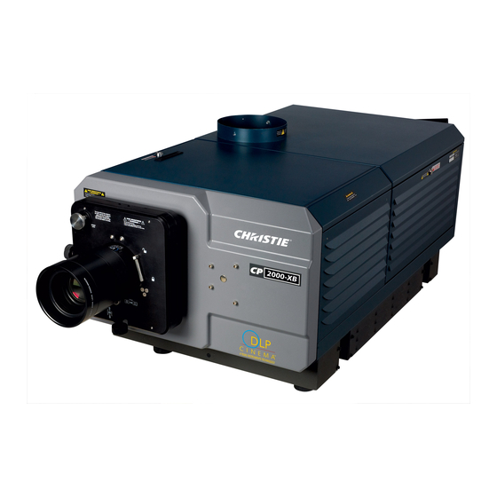 Christie CP2000 Installationsanleitung