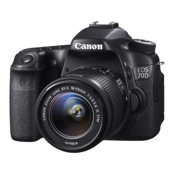 Canon EOS 70D(W) Bedienungsanleitung