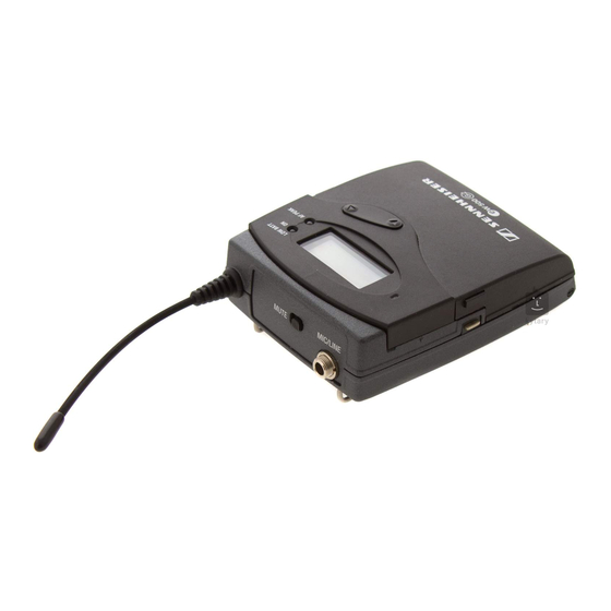 Sennheiser SK 500 G2 Handbücher