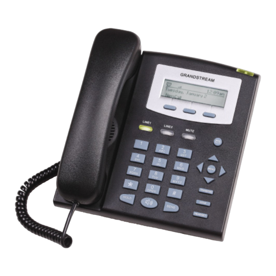 Grandstream GXP1200 Schnellstartanleitung