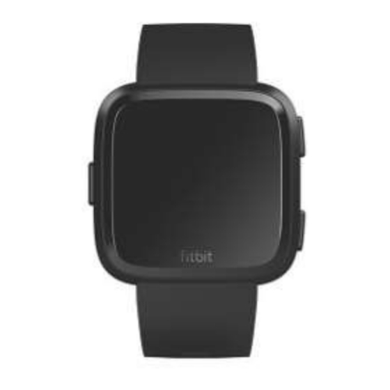 Fitbit Versa Kurzanleitung