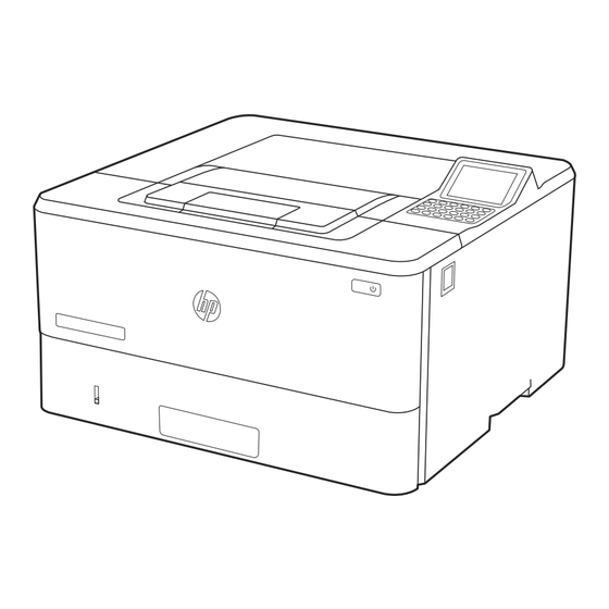 HP LaserJet Enterprise M406 Serie Benutzerhandbuch