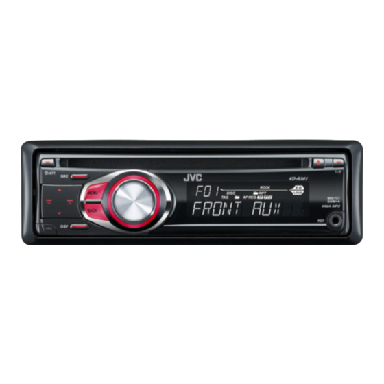 JVC KD-R302 Bedienungsanleitung