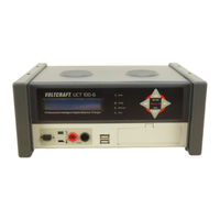 VOLTCRAFT UCT 100-6 Wichtiger Hinweis