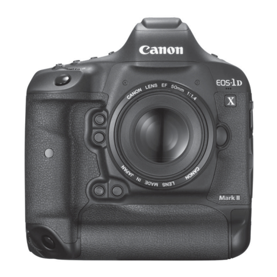 Canon EOS-1Dx Mark II Bedienungsanleitung