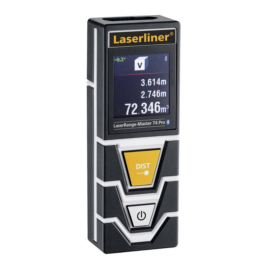 LaserLine LaserRange-Master T4 Pro Bedienungsanleitung