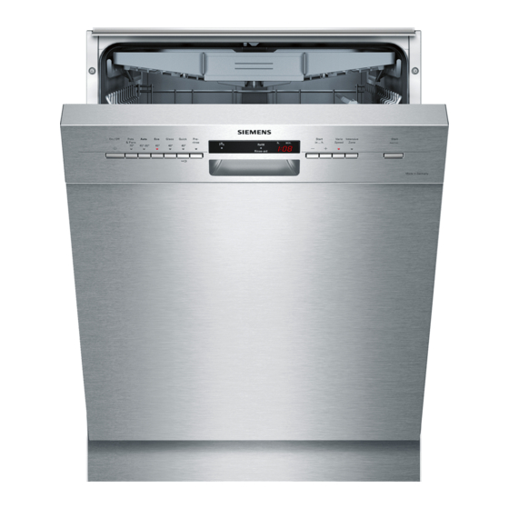 Siemens SN Series Gebrauchsanleitung