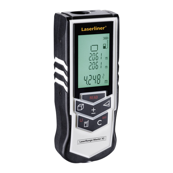 LaserLiner LaserRange-Master X2 Bedienungsanleitung