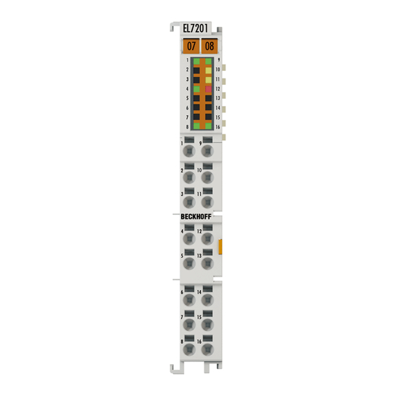 Beckhoff EL72x1 series Handbuch