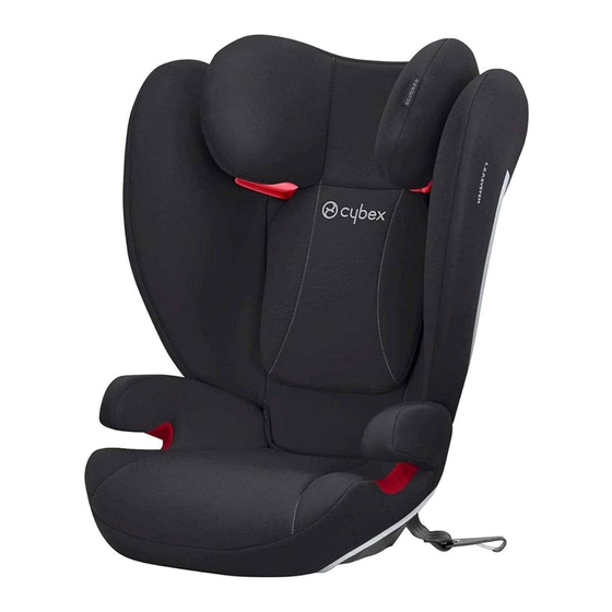 Cybex Silver SOLUTION B I-FIX Bedienungsanleitung