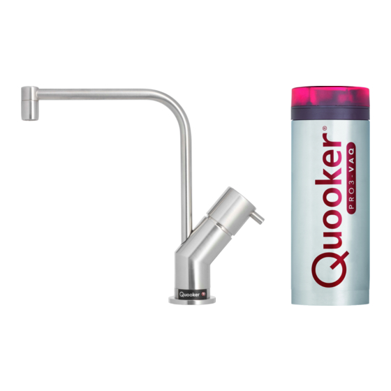 Quooker PRO3-VAQ E Installationsanleitung