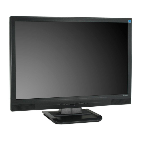 iiyama ProLite E2002WS Bedienungsanleitung