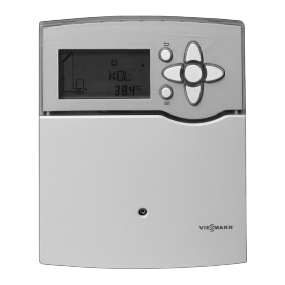 Viessmann VITOSOLIC 100 Bedienungsanleitung