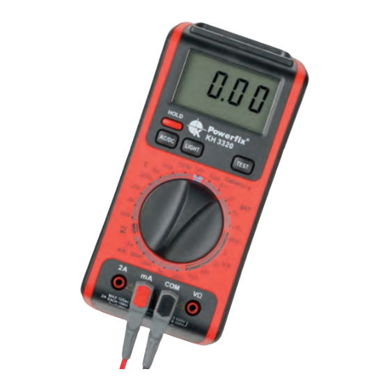 Powerfix KH 3320 Bedienungsanleitung