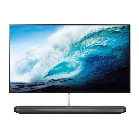 LG SIGNATURE OLED65W7 Serie Sicherheitshinweise Und Referenzen