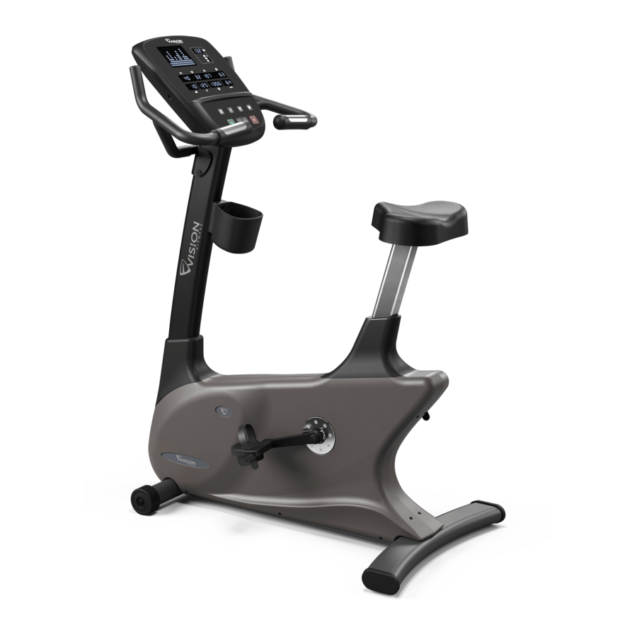 Vision Fitness U60 Bedienungsanleitung