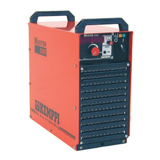 Kemppi Master 5000 Gebrauchsanweisung