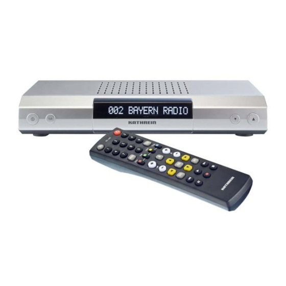 Kathrein UFS 702sw/si Betriebsanleitung