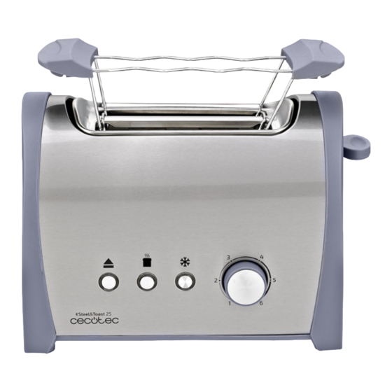 cecotec Steel&Toast 2S Bedienungsanleitung