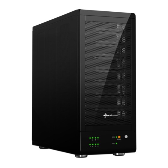 Sharkoon 8-bay raid station Handbuch