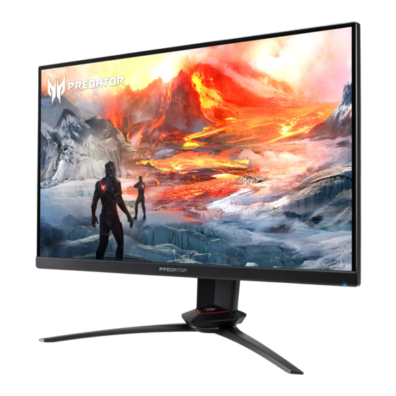Acer Predator XB253Q Kurzanleitung