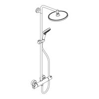 HANSGROHE Crometta S 240 1jet Showerpipe 27267 Serie Gebrauchsanleitung, Montageanleitung
